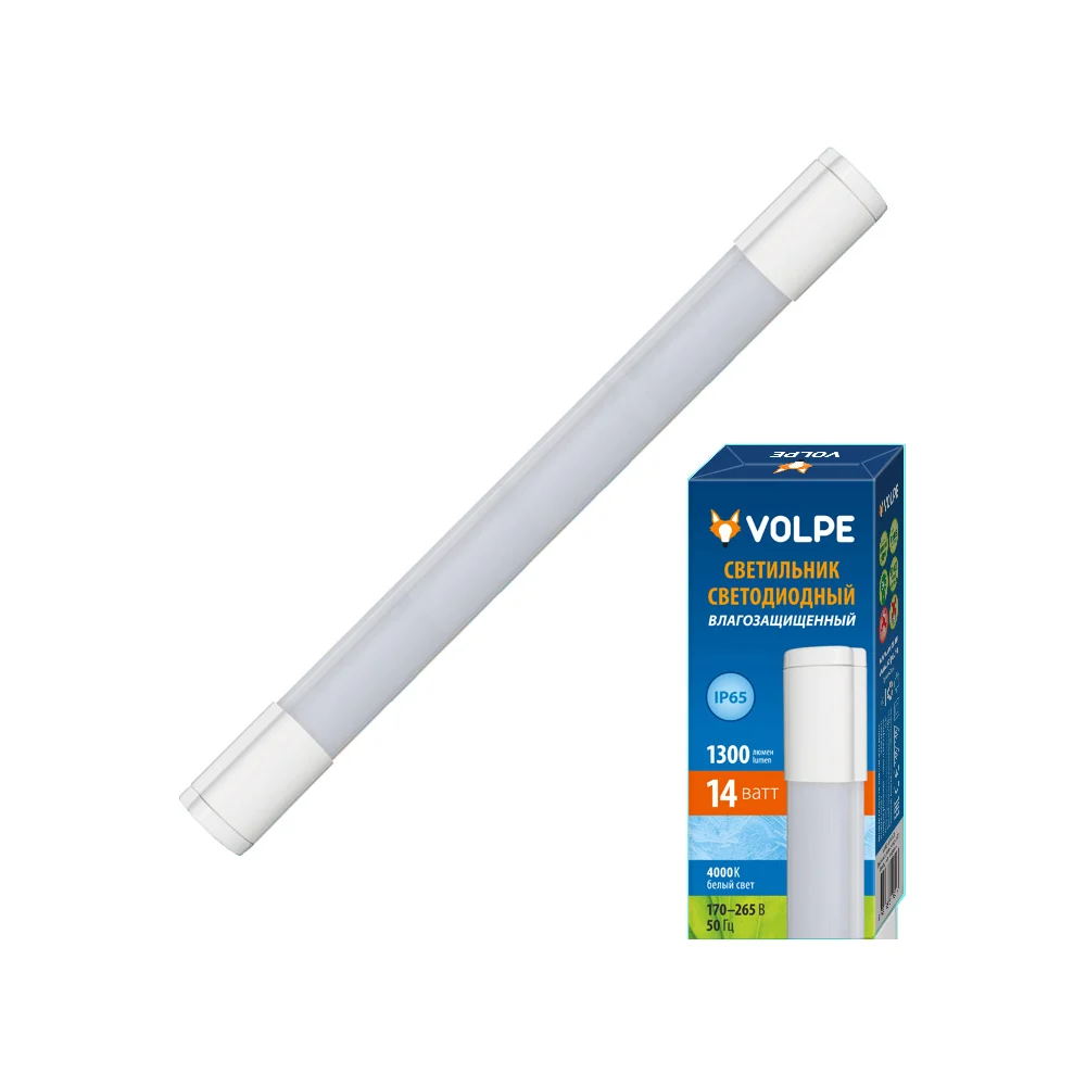 Накладной светодиодный светильник Volpe ULT-Q218 14W/NW IP65 WHITE UL-00002581