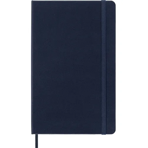 Блокнот Moleskine Classic, 240стр, в линейку, твердая обложка, синий сапфир [qp060b20]