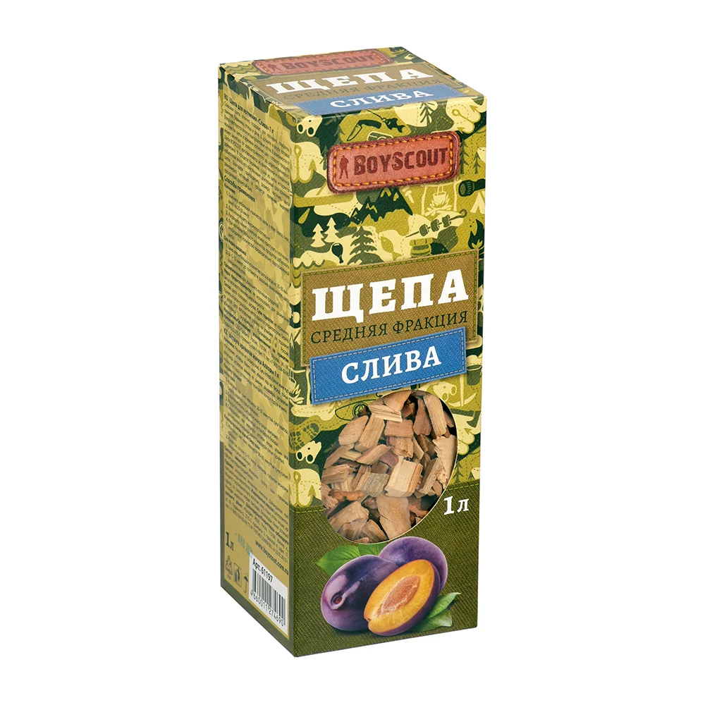 Щепа для копчения BOYSCOUT Слива 61197