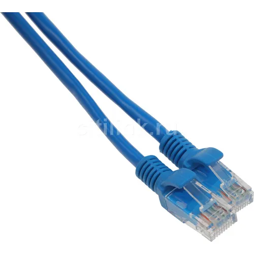 Патч-корд PREMIER PP12-20M/B литой (molded), UTP, кат.5E, 20м, 4 пары, 26AWG, алюминий омедненный, многожильный, синий