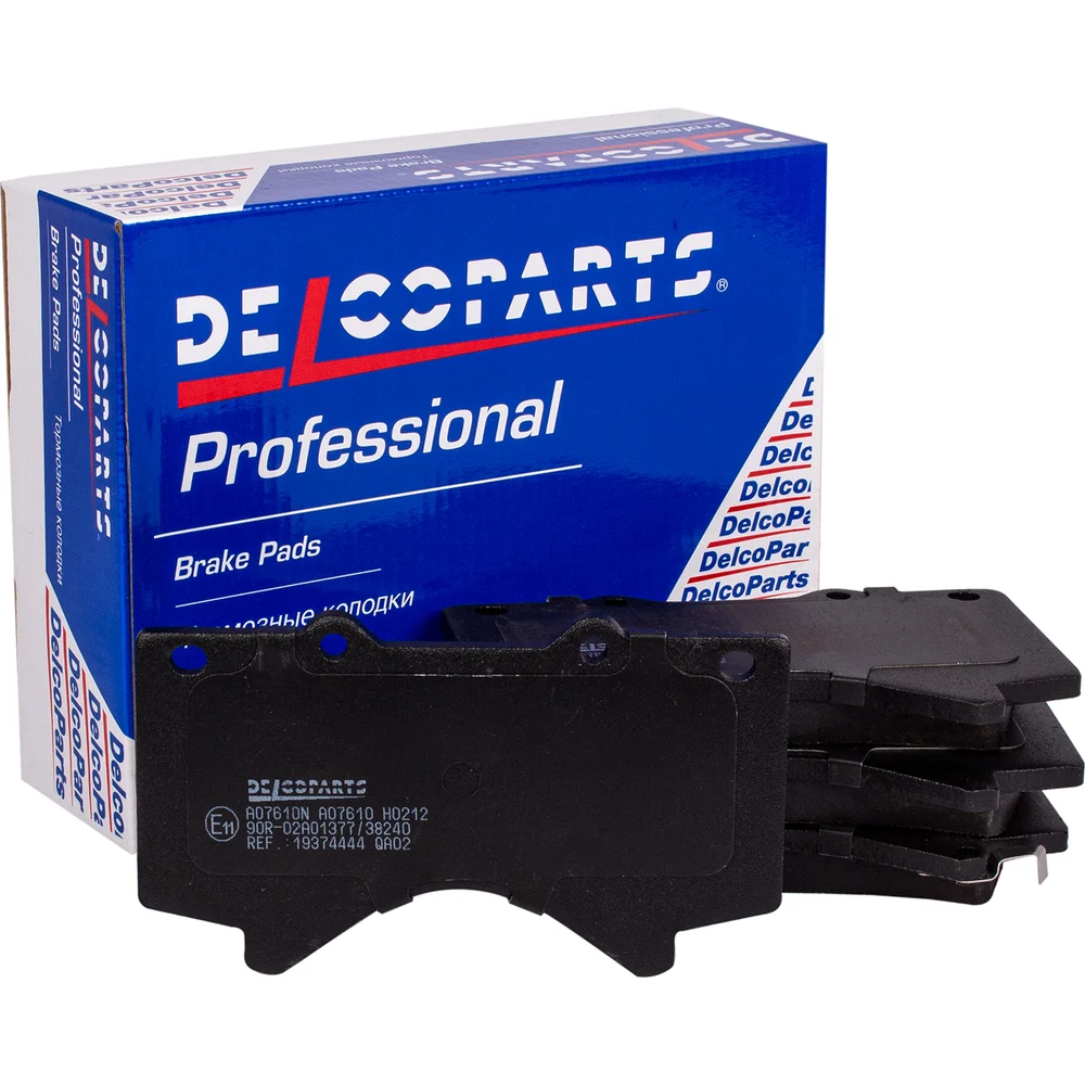 Передние колодки тормозные Delcoparts 19374444