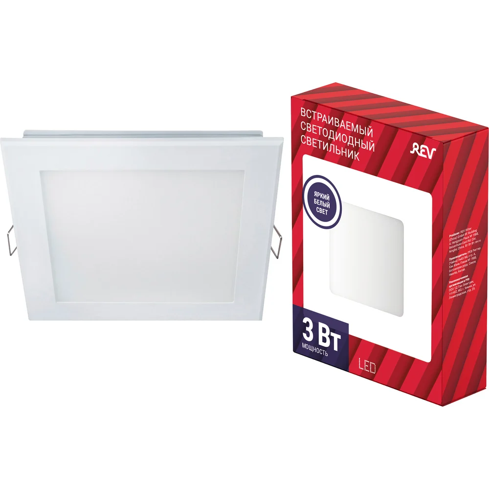Встраиваемая светодиодная панель REV SuperSlim Quadro 28979 1