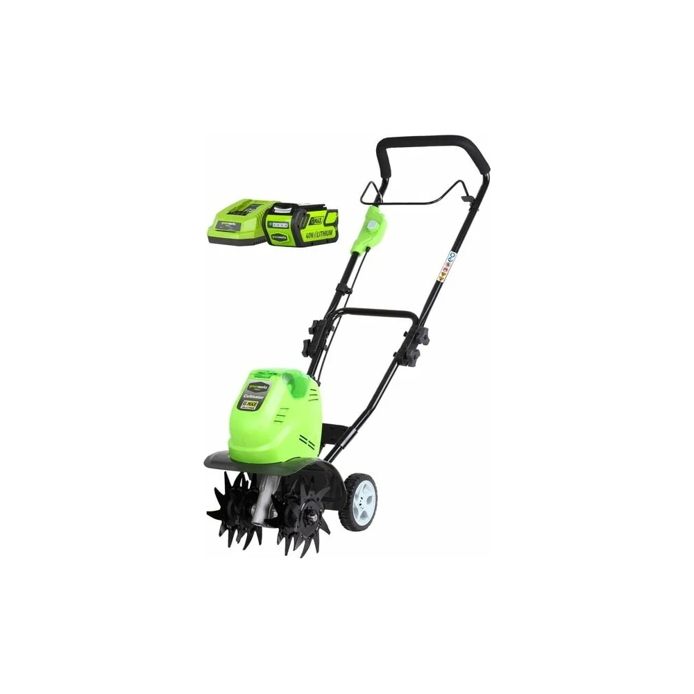 Аккумуляторный культиватор GreenWorks G40TL 27087VB