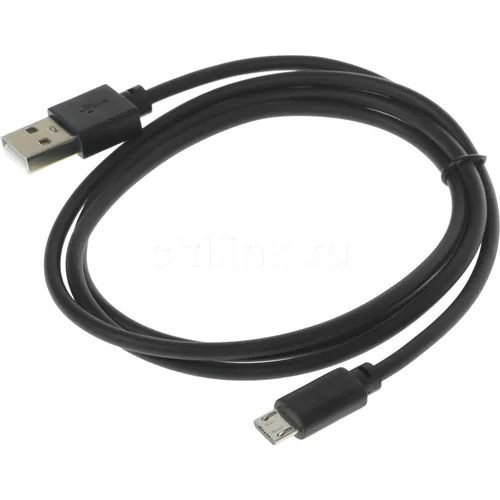 Кабель SunWind micro USB (m) - USB (m), 1м, 2A, черный