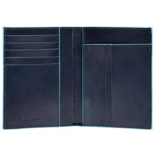Кошелек мужской Piquadro Blue Square, кожа натуральная, темно-синий [pu1393b2r/blu2]
