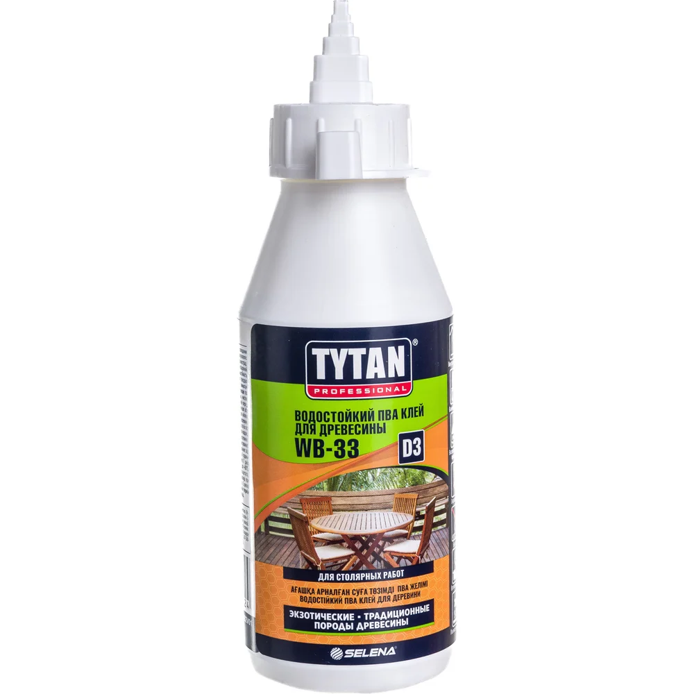 Клей ПВА для древесины Tytan PROFESSIONAL WB 33 D3 272841