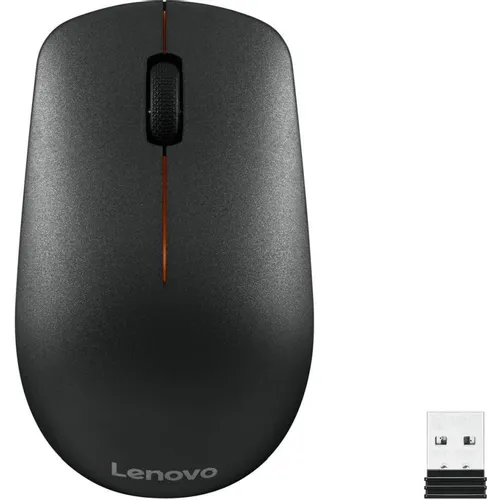 Мышь беспроводная Lenovo 400, радио, оптическая, USB, 1200dpi, черный [gy50r91293]
