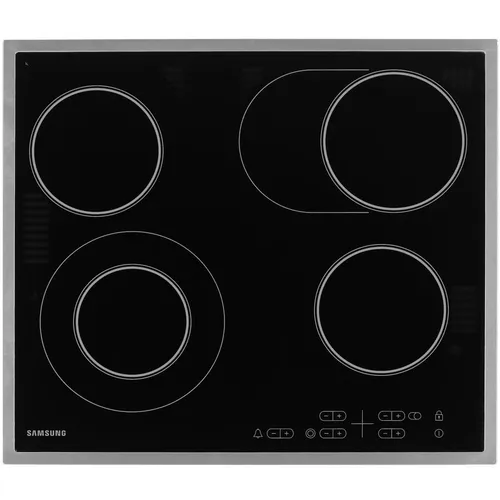 Электрическая варочная поверхность Samsung NZ64T3516CK/WT, конфорок: 4 шт., стеклокерамика, независимая, черный