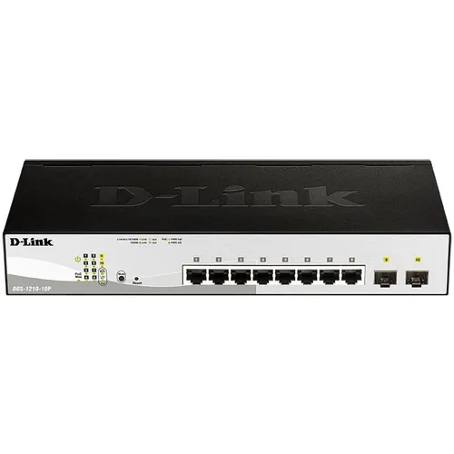 Коммутатор D-Link DGS-1210-10P, управляемый [dgs-1210-10p/fl2a]