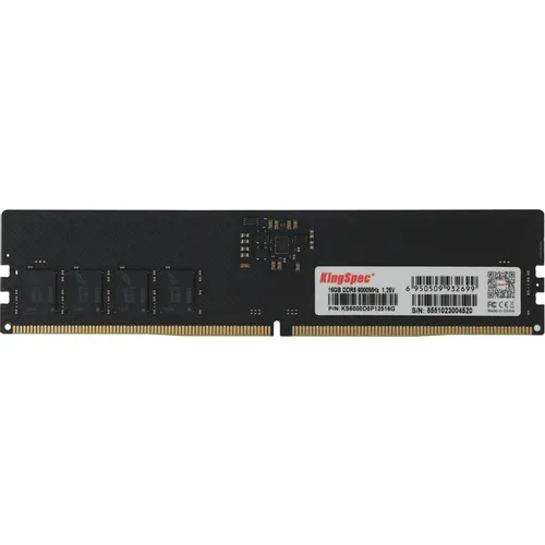 Оперативная память KINGSPEC KS6000D5P12516G DDR5 - 1x 16ГБ 6000МГц, DIMM, Ret