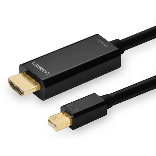 Кабель аудио-видео UGREEN MD101, miniDisplayport (m) - HDMI (m), 1.5м, черный [20848]