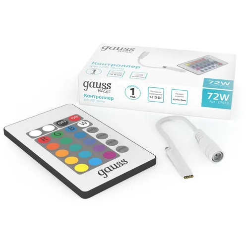 Контроллер RGB GAUSS Basic для светодиодных лент [bt610]