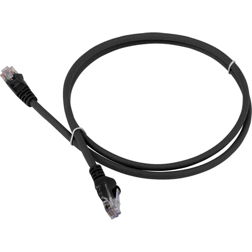 Патч-корд LanMaster вилка RJ-45, вилка RJ-45, кат.5E, LSZH, 10м, черный [lan-pc45/u5e-10-bk]