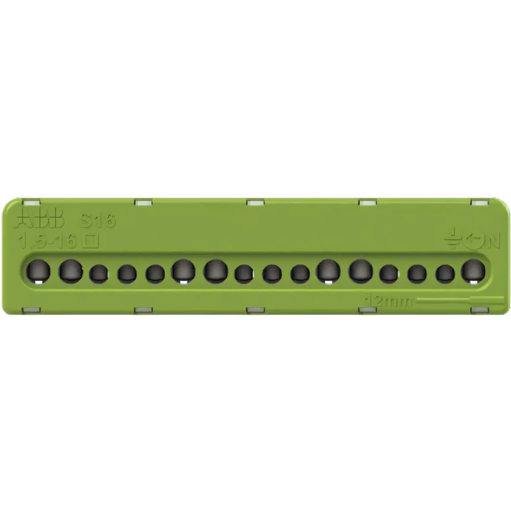 Винтовой нулевая шина ABB PE7x16-9х6мм 1SPE007715F0743