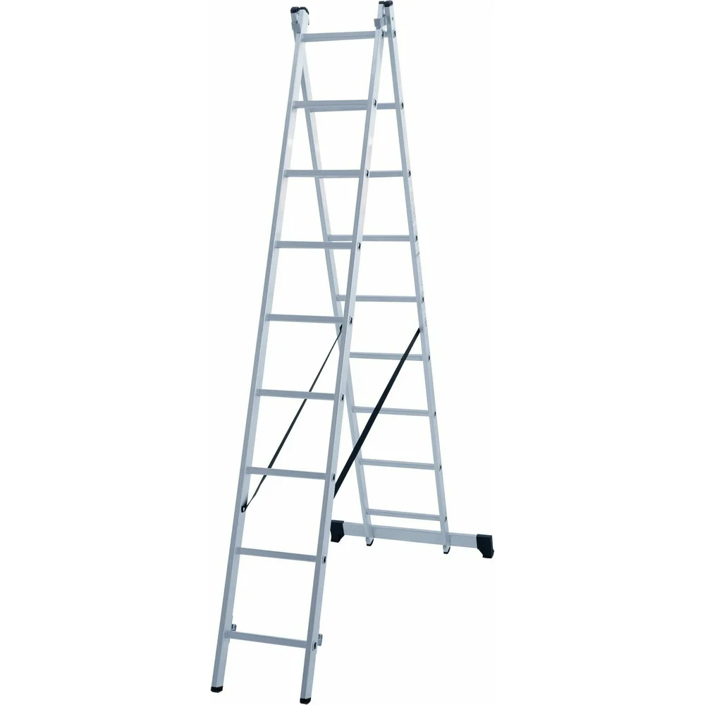 Алюминиевая двухсекционная лестница WORKY ARD255930