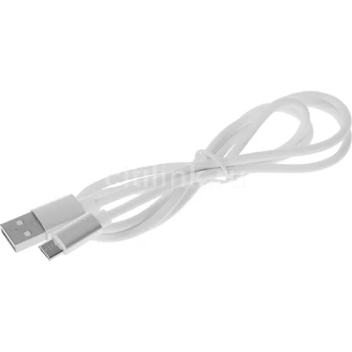 Кабель Cactus CS-USB.A.USB.MICRO-1, micro USB (m) - USB (m), 1м, белый