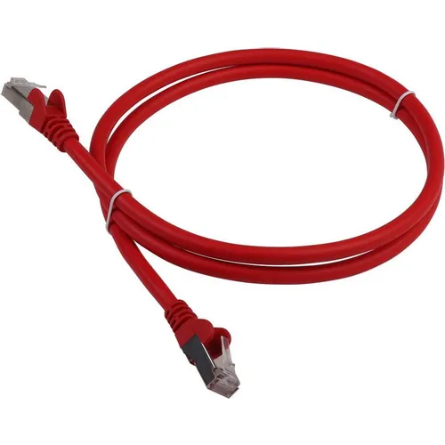 Патч-корд LanMaster вилка RJ-45, вилка RJ-45, кат.6, LSZH, 1м, красный [lan-pc45/s6-1.0-rd]