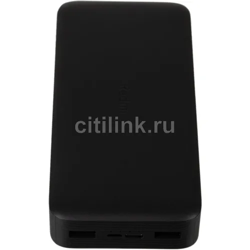 Внешний аккумулятор (Power Bank) Xiaomi Redmi PB200LZM, 20000мAч, черный [vxn4304gl]