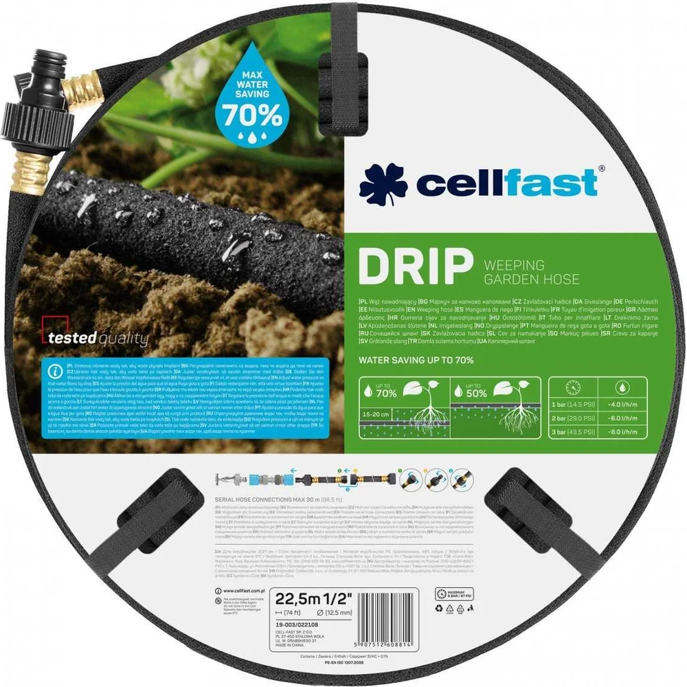 Сочащийся шланг Cellfast DRIP 1 19-003