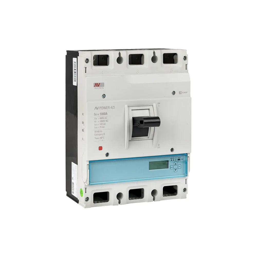 Автоматический выключатель EKF AV POWER-4/3 AVERES mccb-43-1000H-6.0-av