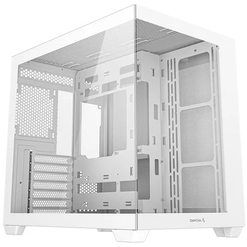 Корпус ATX DeepCool CG530 WH, Mini-Tower, без БП, белый [r-cg530-whnda0-g-1]
