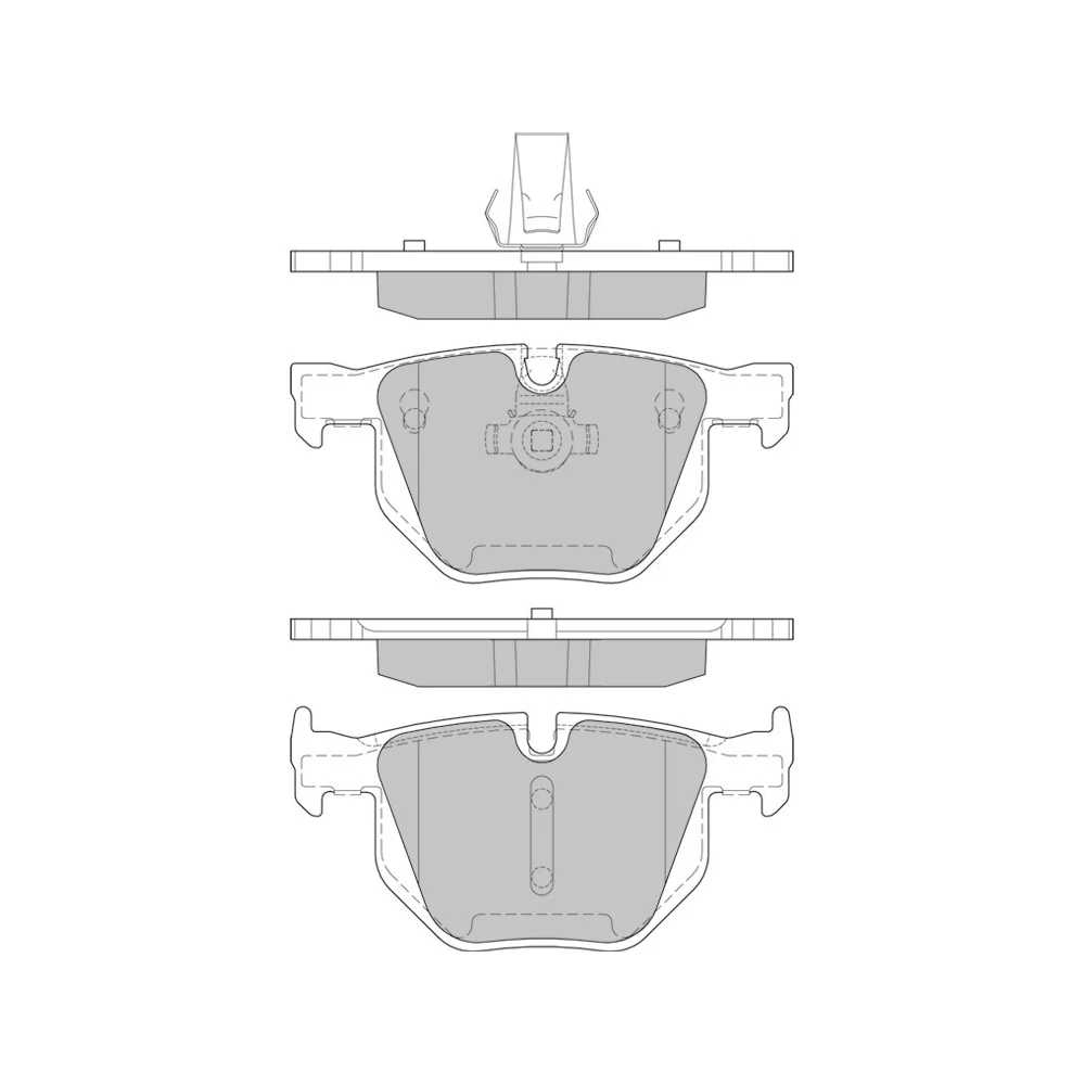Дисковые тормозные колодки Avantech AV223 1740245