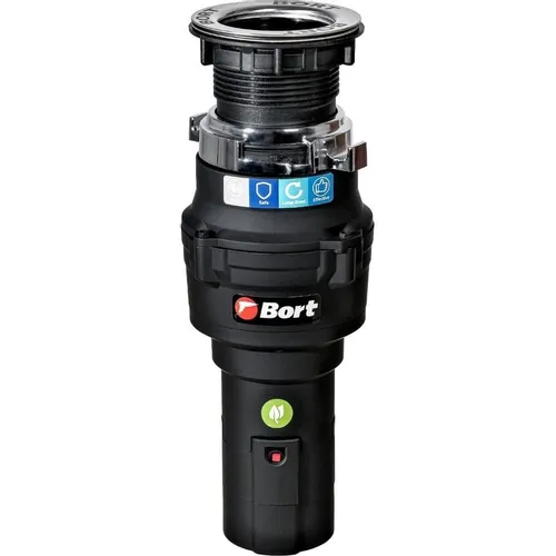 Измельчитель пищевых отходов Bort Caiman 375Вт черный [93418064]