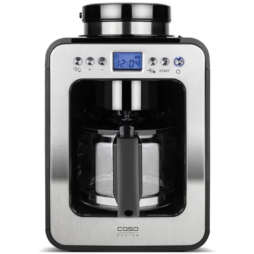 Кофеварка CASO Coffee Compact Electronic, капельная, нержавеющая сталь /черный