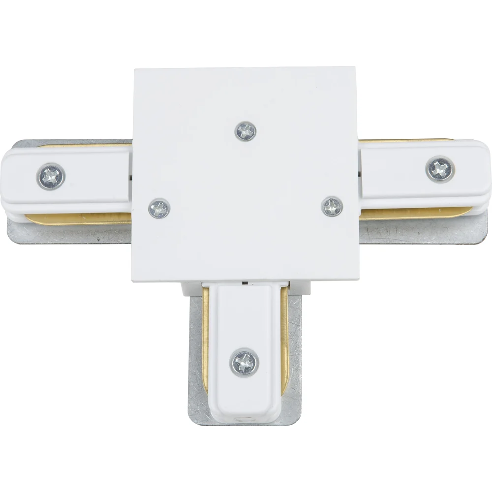 Т-образный однофазный соединитель для шинопроводов Volpe R31 WHITE 1 POLYBAG UBX-Q123 UL-00007382