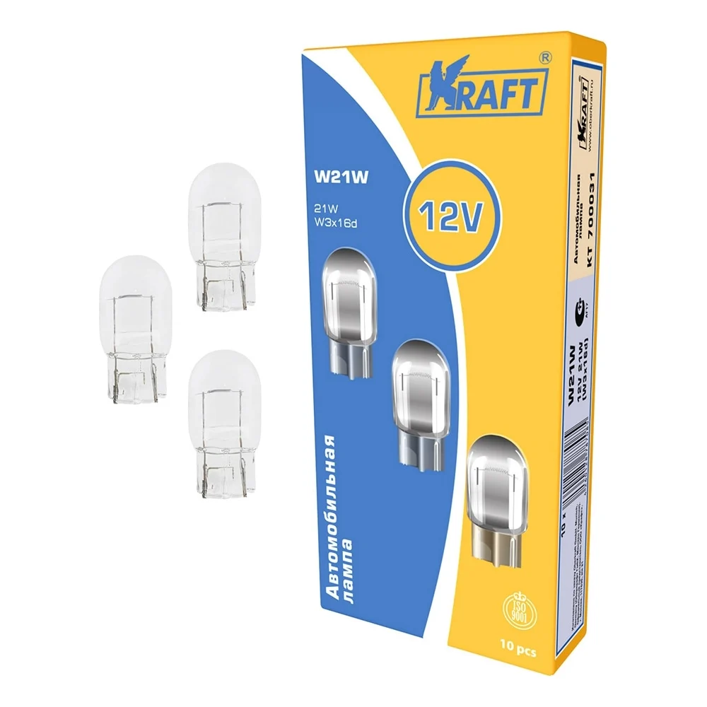 Лампа накаливания KRAFT W21W KT 700031