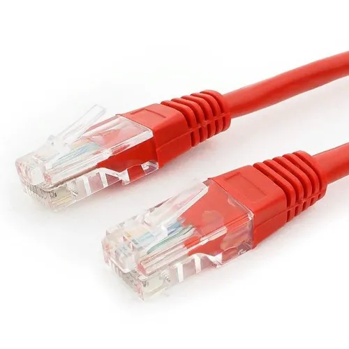 Патч-корд PREMIER PP12-0.25M/R литой (molded), UTP, кат.5E, 0.25м, 4 пары, 26AWG, алюминий омедненный, многожильный, красный