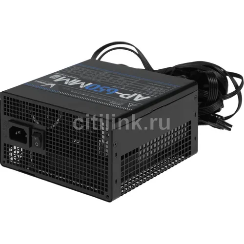 Блок питания Formula AP-650ММ, 650Вт, 80 PLUS WHITE, 120мм, черный, retail