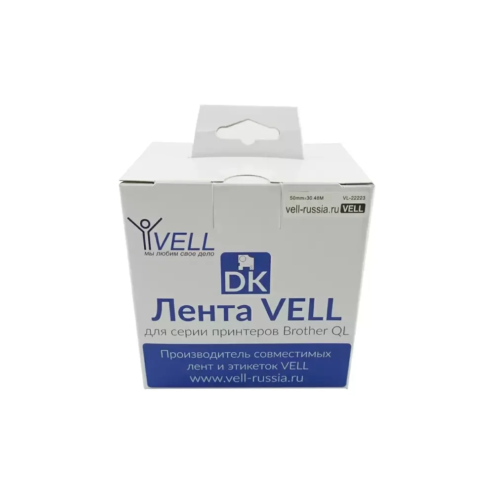 Лента 22223 Brother Vell VL-B-DK 320131