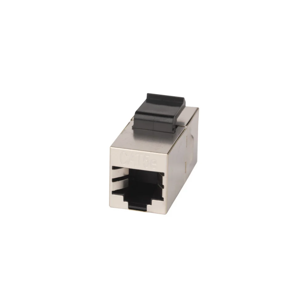 Проходной экранированный адаптер WRline WR-сA-KJ-8p8с-с5e-sH формата Keystone, RJ45-RJ45 (8p8с), категория 5е 505226