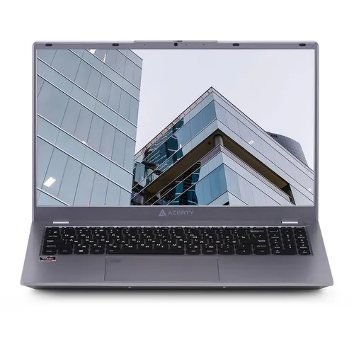 Ноутбук AZERTY Novel RBA-2510, 15.6", IPS, AMD Ryzen 5 5500H 3.3ГГц, 4-ядерный, 16ГБ DDR4, 1ТБ SSD, AMD Radeon Rx Vega 7, Windows 11 Pro, серый [120-1107]
