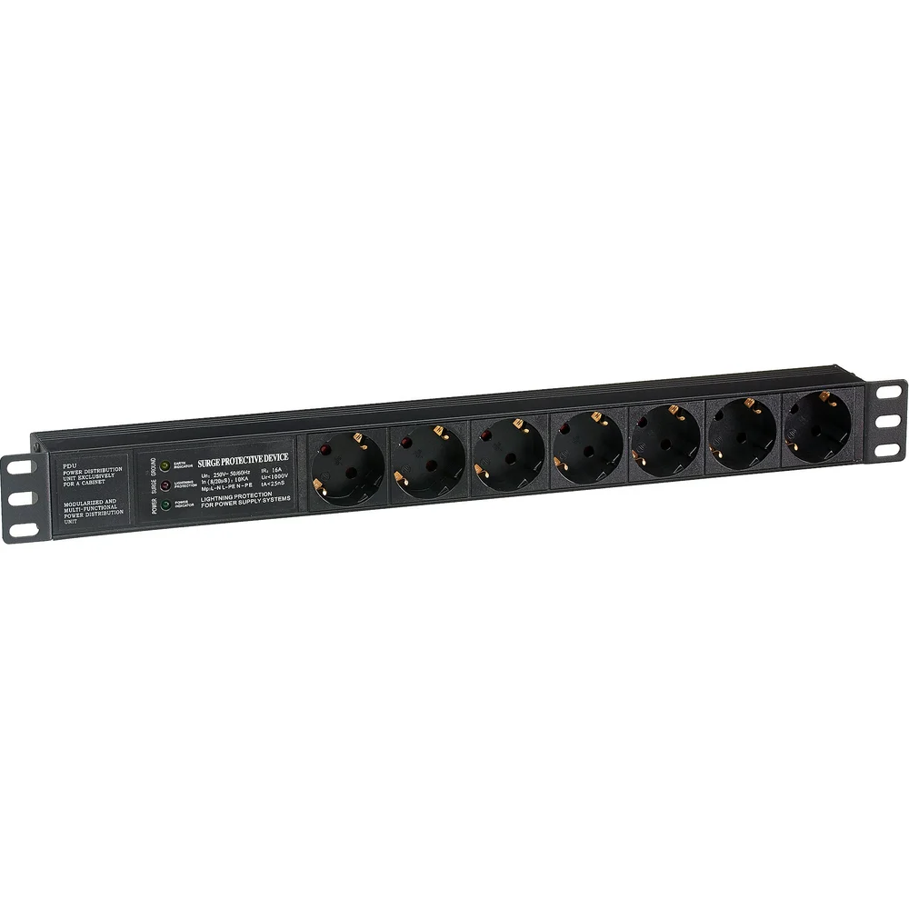 Блок розеток ExeGate ServerPro PDU-19H701 Al-7S-C14-SPD3 280836