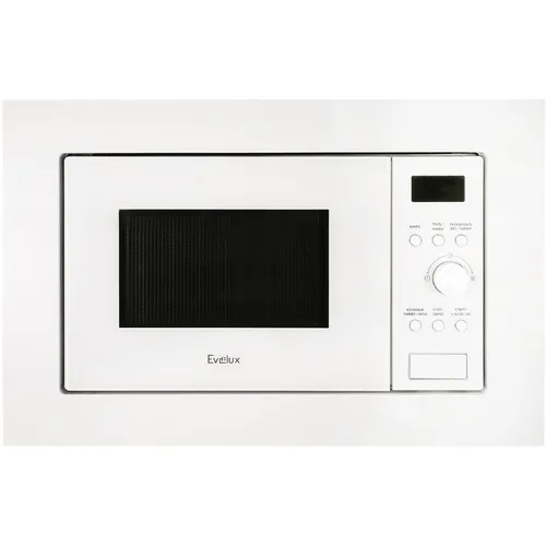 Встраиваемая микроволновая печь EVELUX MW 20 W, 20л, 700Вт, белый