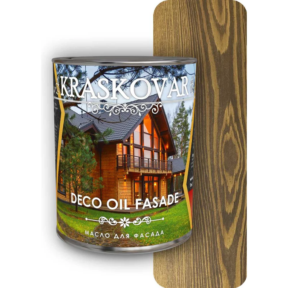 Масло для фасада Kraskovar Deco Oil Fasade 1235