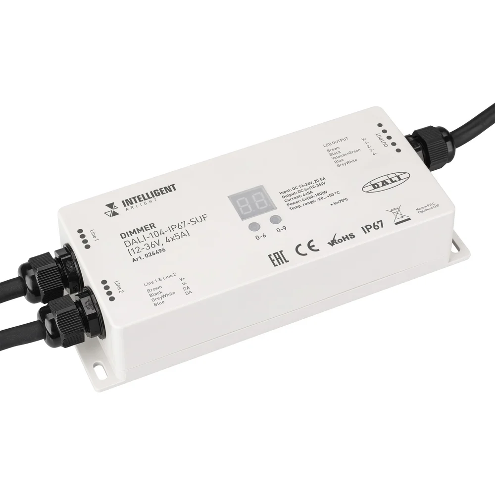 Диммер Arlight INTELLIGENT DALI-104-IP67-SUF 0 26496