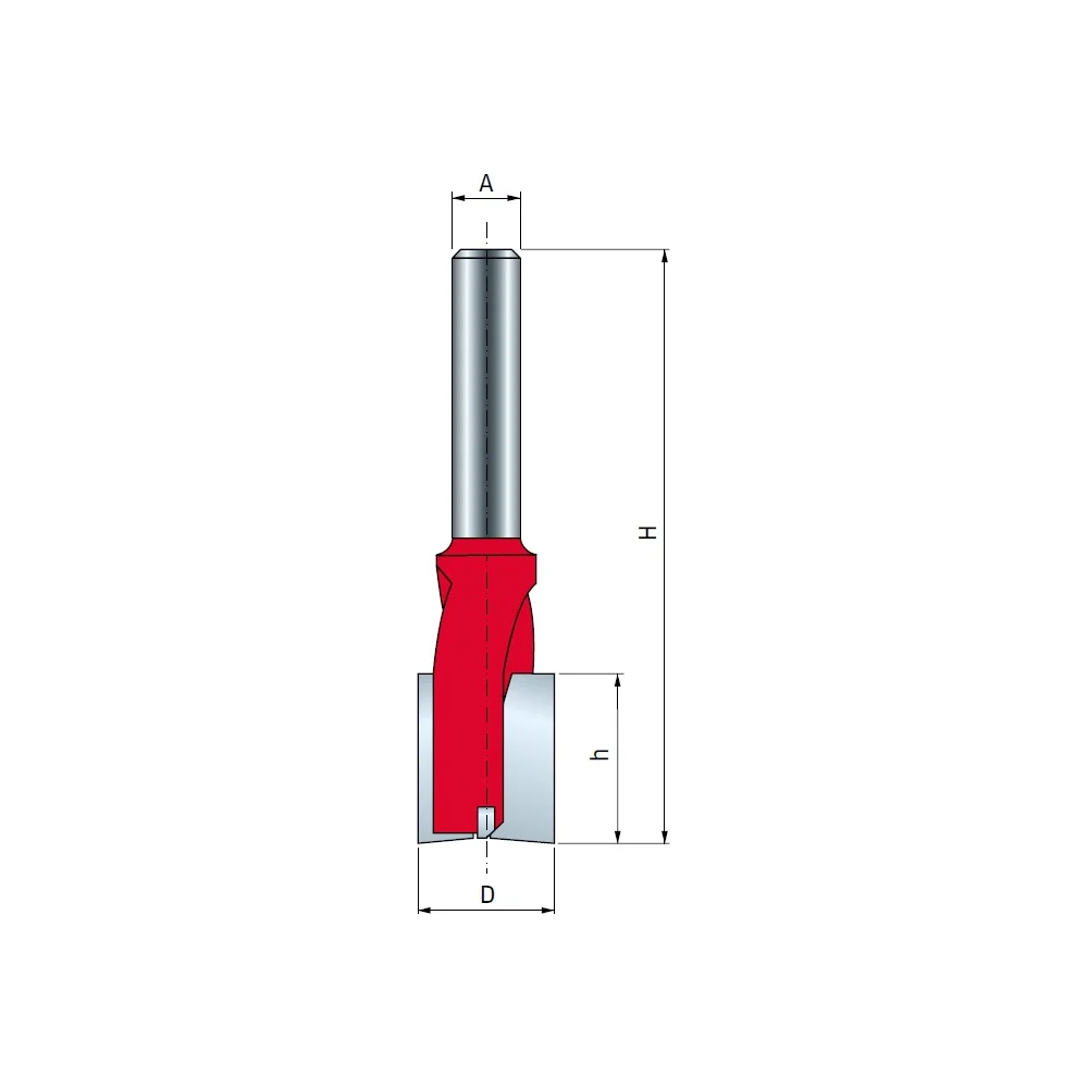 Прямая торцевая фреза FREUD PRO 17-10408
