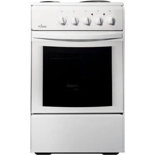 Электрическая плита Flama AE 1406 W, эмаль, белый
