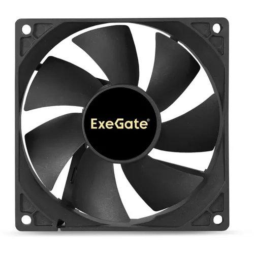 Вентилятор EXEGATE EX166175RUS 92мм, 3-pin, 2100об/мин, 25 дБ, черный, OEM