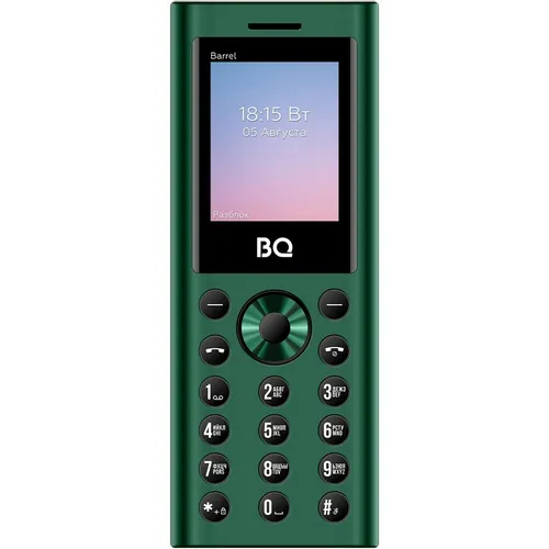 Сотовый телефон BQ Barrel 1858, зеленый/черный