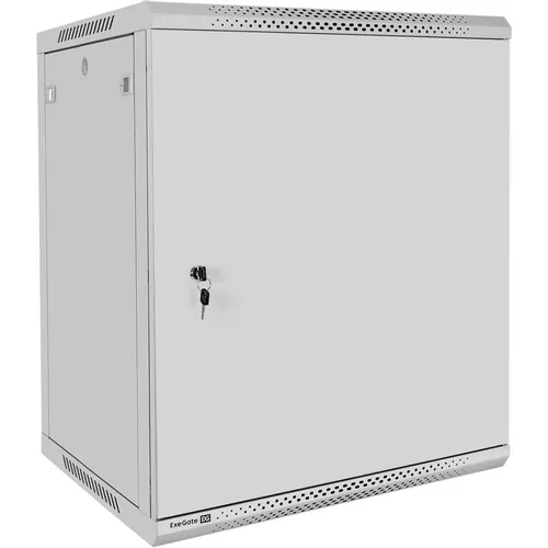 Шкаф коммутационный EXEGATE EC-WM-15U.600.M EX300269RUS настенный, металлическая передняя дверь, 15U, 600x769x600 мм