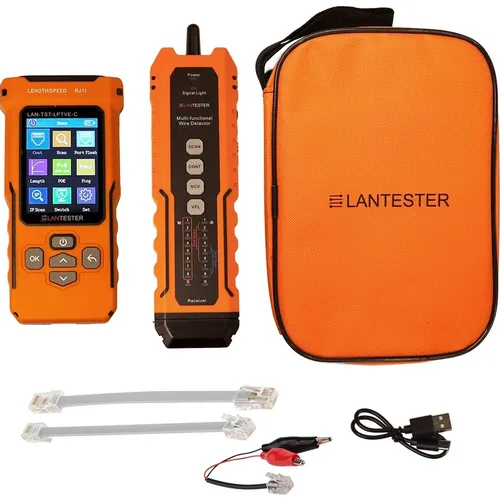 Кабельный тестер LanMaster LAN-TST-LPTVE-C оранжевый, черный