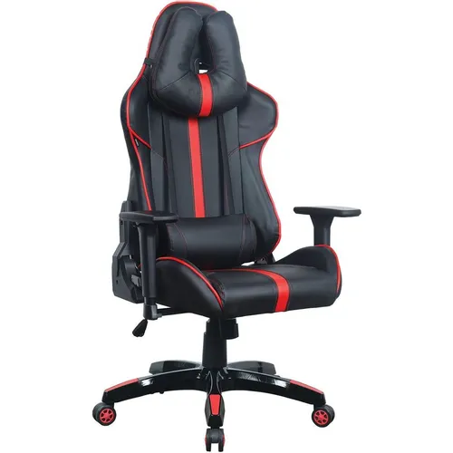 Кресло игровое BRABIX GT Carbon GM-120, экокожа, до 140кг, топ-ган, регулируемые 3D подлокотники, черный