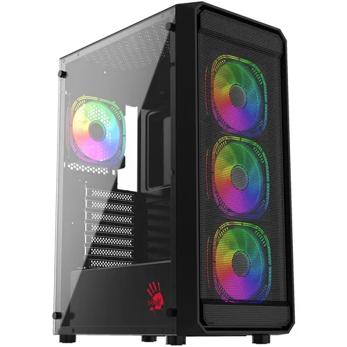 Корпус ATX BLOODY BD-CC114, Midi-Tower, без БП, черный [bd-cc114-bk]