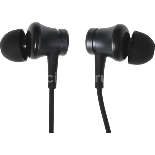 Наушники Xiaomi In-Ear, 3.5 мм, внутриканальные, черный [zbw4354ty]