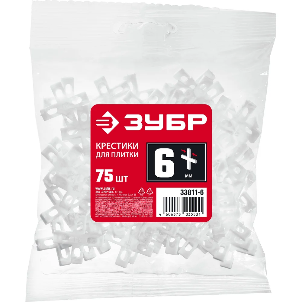 Крестики для кафеля ЗУБР 33811-6