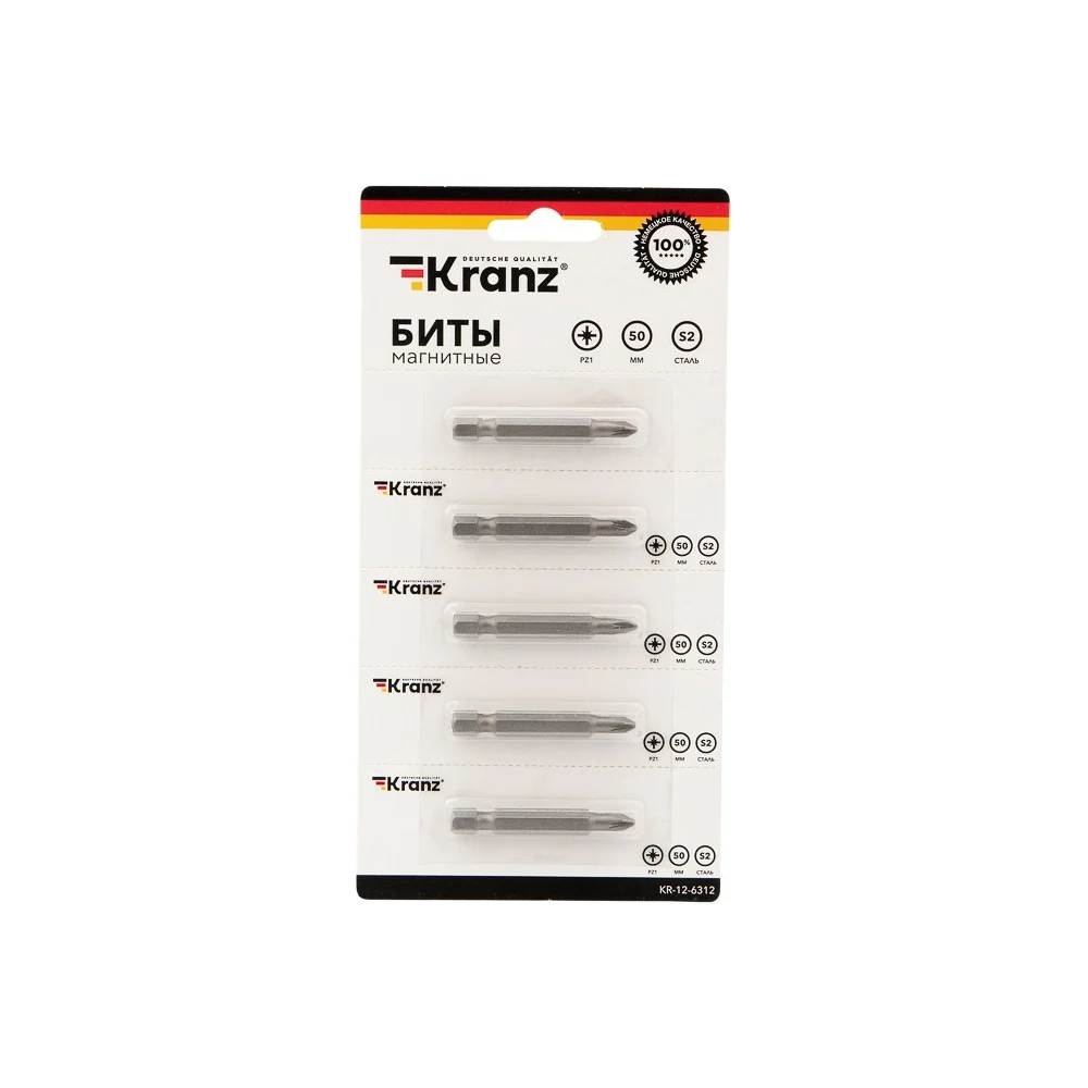 Бита для шуруповерта KRANZ KR-12-6312